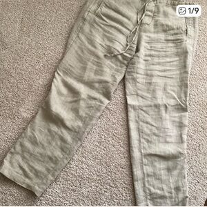 BRINE Men’s Casual Tan Linen Pants